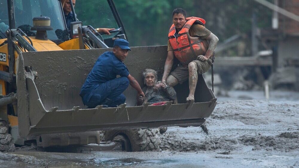 Flood in Nepal: three Americans, four Russians and more than