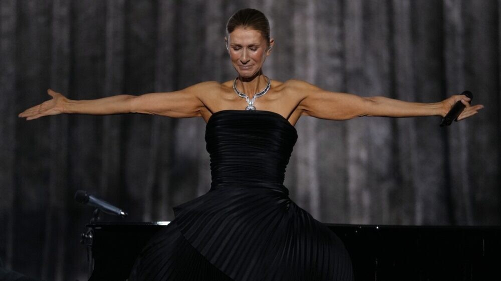 Celine Dion's first concert in six years - the sick